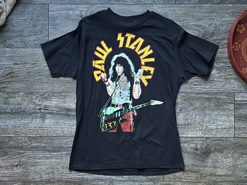 Kiss PAUL STANLEY Vintage T-Shirt Rock Express Guitar Greats Vintage Kiss UNWORN