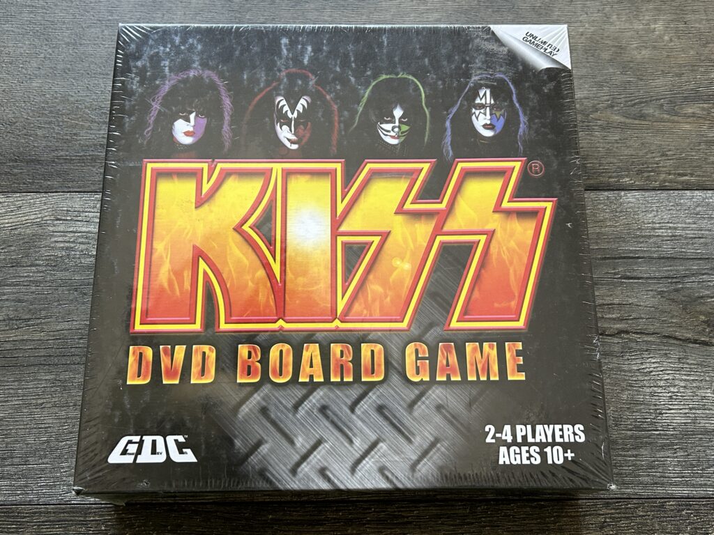 KISS DVD Board Game 2008 SEALED Gene Simmons Ace Frehley Peter Paul Stanley