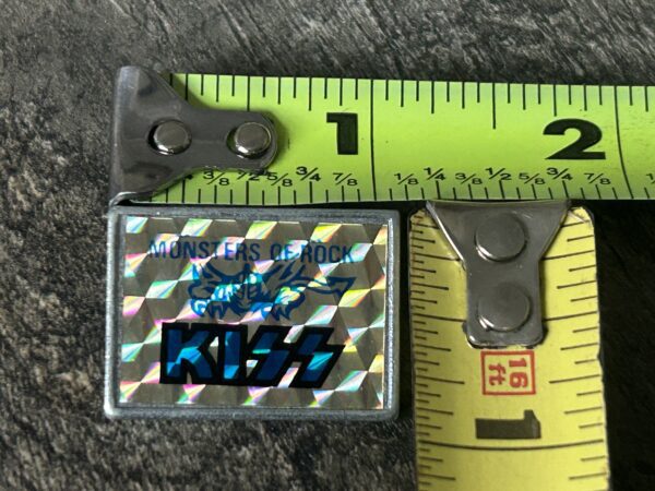 KISS Pin Badge Enamel Prism Monsters Of Rock Crazy Nights Tour 1988 Vintage Kiss - Image 2