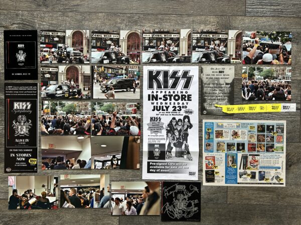 KISS Symphony SIGNED CD Booklet Best Buy NYC In Store 22pc Lot Vintage Kiss