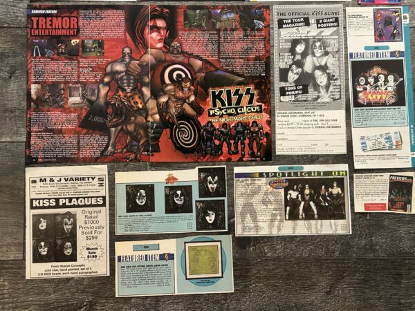 KISS Ad Advert Memorabilia 58pc Lot Collection + 63pc FreeBonus Lot Vintage Kiss - Image 2