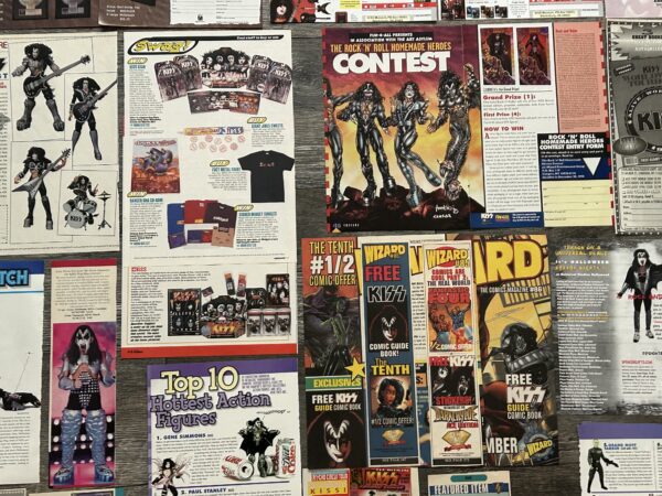 KISS Ad Advert Memorabilia 58pc Lot Collection + 63pc FreeBonus Lot Vintage Kiss - Image 17