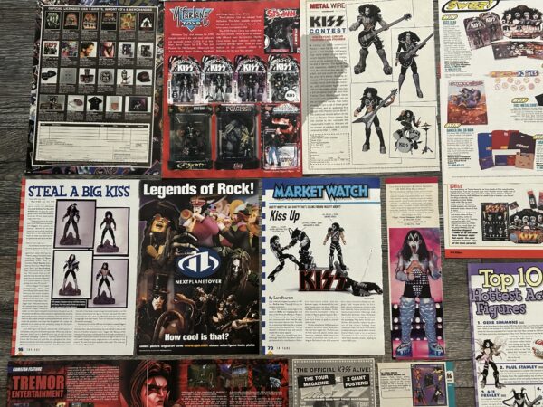 KISS Ad Advert Memorabilia 58pc Lot Collection + 63pc FreeBonus Lot Vintage Kiss - Image 15