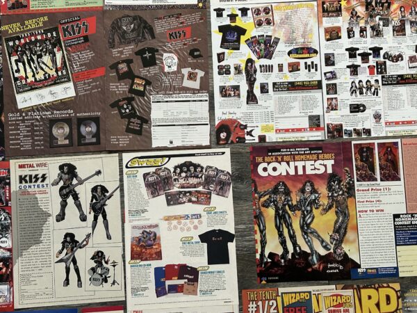 KISS Ad Advert Memorabilia 58pc Lot Collection + 63pc FreeBonus Lot Vintage Kiss - Image 13