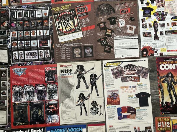 KISS Ad Advert Memorabilia 58pc Lot Collection + 63pc FreeBonus Lot Vintage Kiss - Image 12