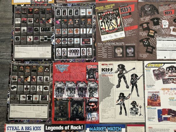 KISS Ad Advert Memorabilia 58pc Lot Collection + 63pc FreeBonus Lot Vintage Kiss - Image 11