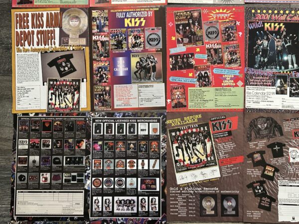 KISS Ad Advert Memorabilia 58pc Lot Collection + 63pc FreeBonus Lot Vintage Kiss - Image 10