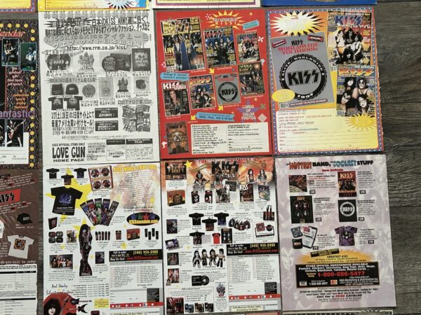 KISS Ad Advert Memorabilia 58pc Lot Collection + 63pc FreeBonus Lot Vintage Kiss - Image 7