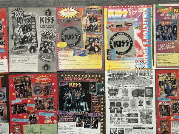 KISS Ad Advert Memorabilia 58pc Lot Collection + 63pc FreeBonus Lot Vintage Kiss - Image 5