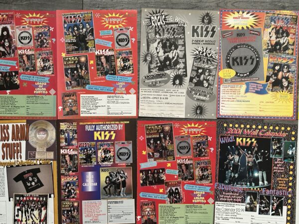 KISS Ad Advert Memorabilia 58pc Lot Collection + 63pc FreeBonus Lot Vintage Kiss - Image 4