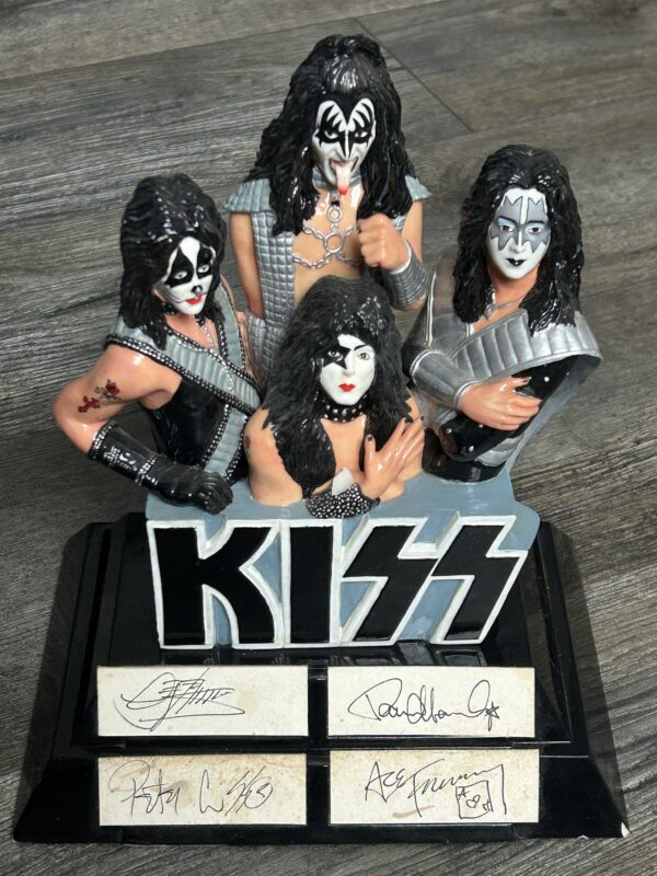 KISS Reunion Tour Gartlan Statue Figurine Band SIGNED Artist Proof Vintage Kiss