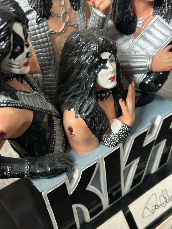 KISS Reunion Tour Gartlan Statue Figurine Band SIGNED Artist Proof Vintage Kiss - Image 11