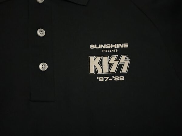 KISS Vintage Shirt Crazy Nights Concert Tour Crew Staff 1987 1988 Vintage Kiss - Image 2