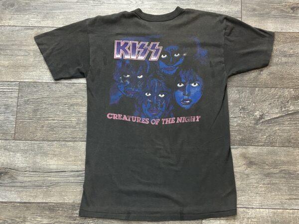 KISS Vintage T-Shirt Smashes Thrashes & Hits 1974 Faces Ace 1978 Creatures Night - Image 4