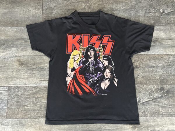 KISS vintage Concert T-Shirt Crazy Nights Tour Gene Simmons UNWORN Vintage Kiss