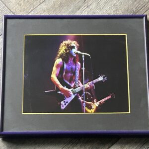 KISS Photo Framed PAUL STANLEY Alive Concert Tour Vintage Kiss Aucoin 12x14