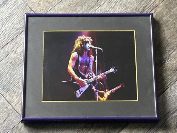 KISS Photo Framed PAUL STANLEY Alive Concert Tour Vintage Kiss Aucoin 12x14