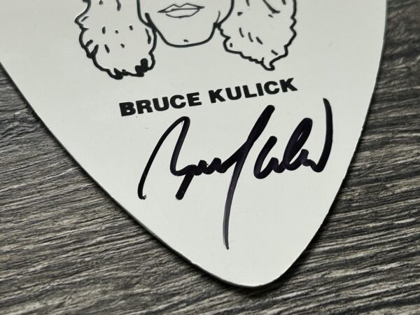 KISS Guitar Pick Large BRUCE KULICK Signed Autograph I Walk Alone Vintage Kiss - Image 2