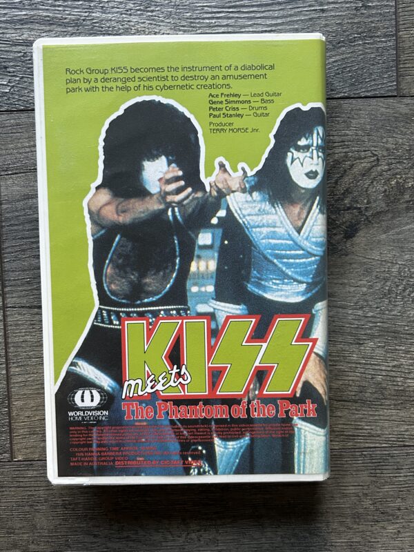 KISS VHS Video Tape Kiss Meets The Phantom Australia Aussie Vintage Kiss Aucoin - Image 5