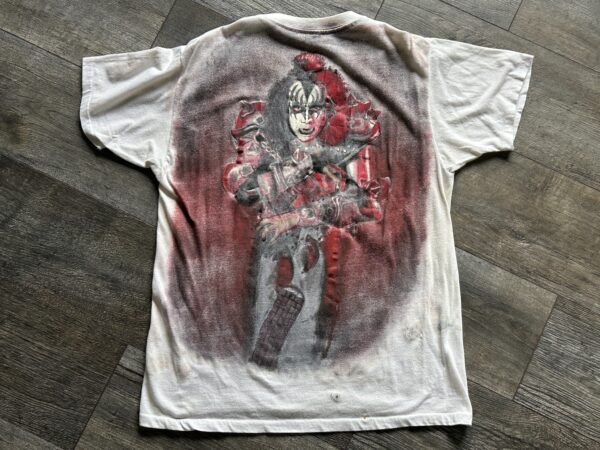 Kiss Vintage T-Shirt GENE SIMMONS Creatures Of The Night Fan Art Vintage Kiss