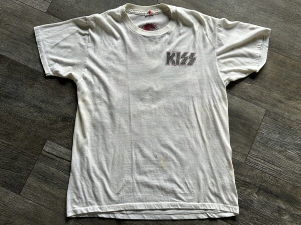 Kiss Vintage T-Shirt GENE SIMMONS Creatures Of The Night Fan Art Vintage Kiss - Image 4