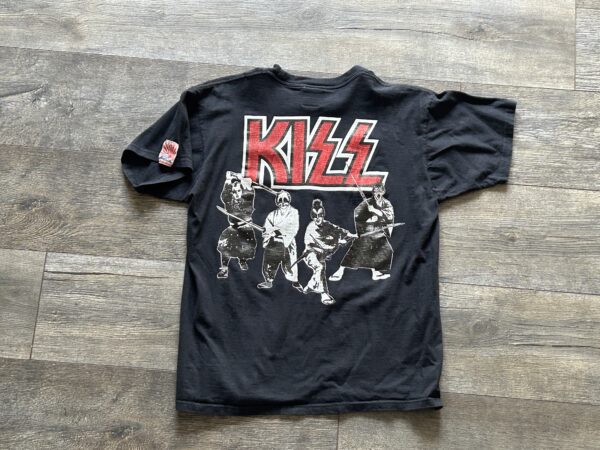 Kiss Vintage T-Shirt Gene Paul Peter Ace as Samurai Shin Japan Vintage Kiss