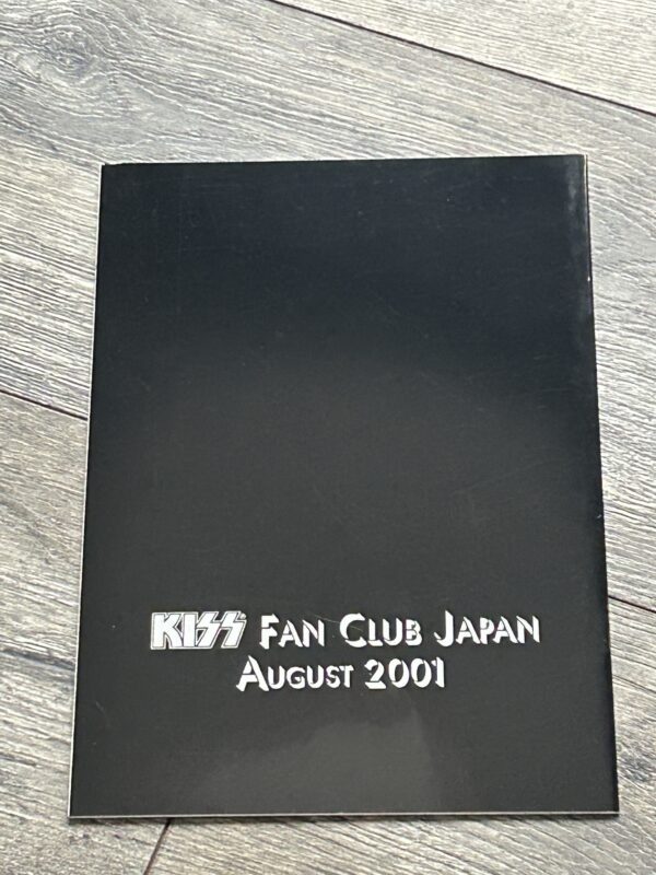 KISS Fanzine Magazine First Kiss Fan Club Japan Japanese 2001 Vintage Kiss - Image 2