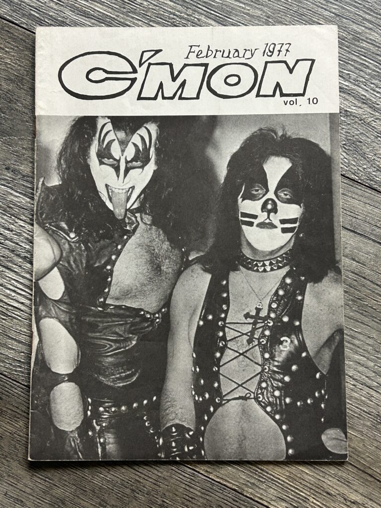 KISS Fanzine Magazine C'Mon #10 Feb 1977 Japan Japanese Vintage Kiss Aucoin