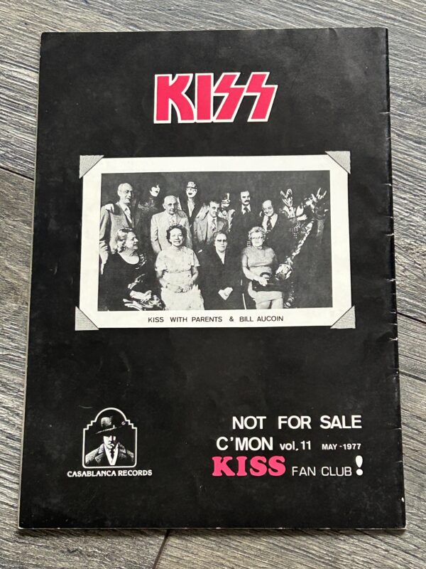 KISS Fanzine Magazine C'Mon #11 May 1977 Japan Japanese Vintage Kiss Aucoin - Image 2