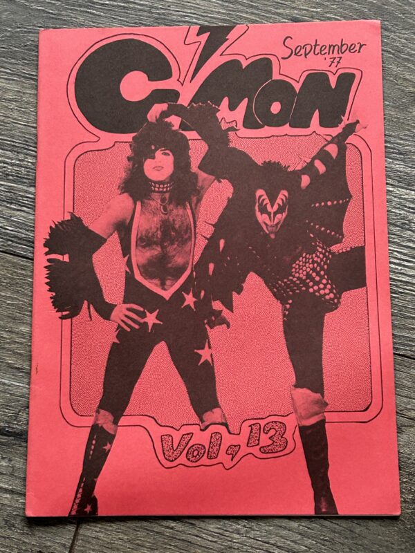 KISS Fanzine Magazine C'Mon #13 Sept 1977 Japan Japanese Vintage Kiss Aucoin