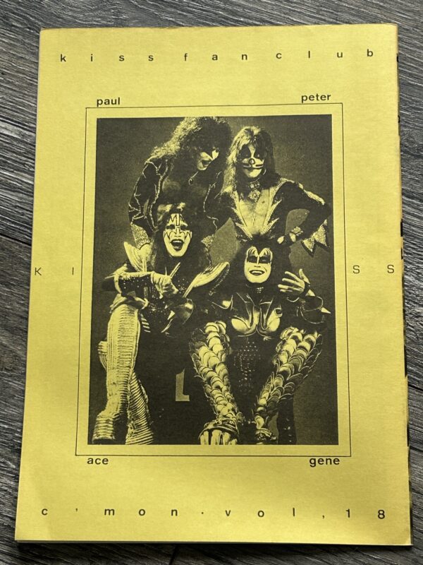 KISS Fanzine Magazine C'Mon #18 July 1978 Japan Japanese Vintage Kiss Aucoin - Image 2