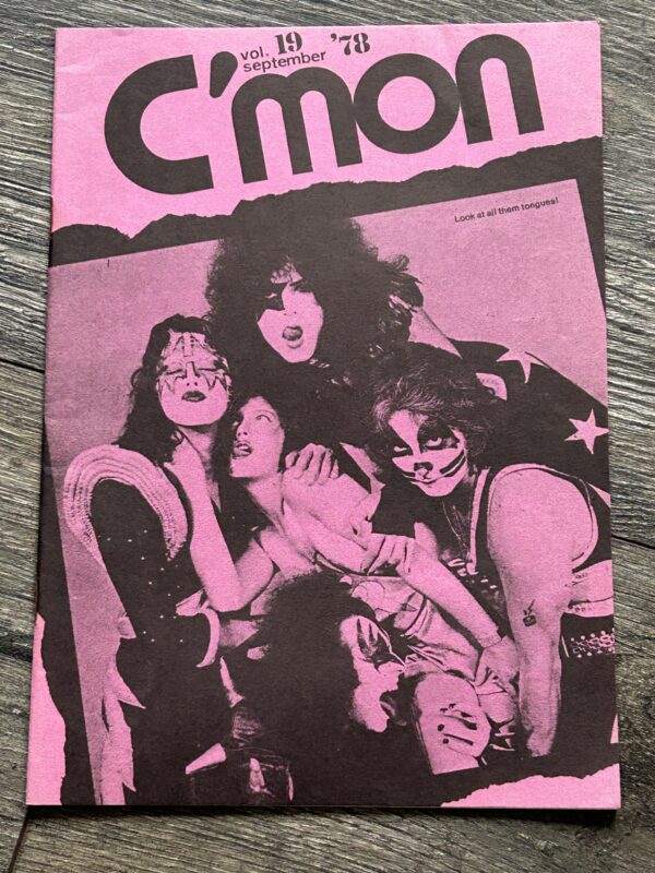 KISS Fanzine Magazine C'Mon #19 Sept 1978 Japan Japanese Vintage Kiss Aucoin