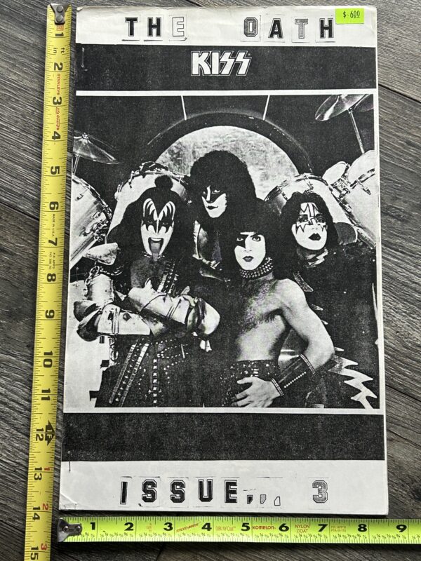 KISS Fanzine Magazine The Oath 3 1983 Creatures Of The Night Canada Vintage Kiss