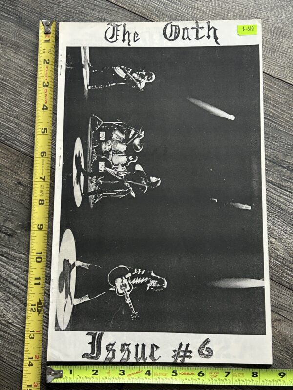 KISS Fanzine Magazine The Oath 6 1983 Creatures Of The Night Canada Vintage Kiss