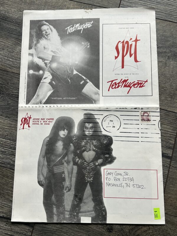 KISS Fanzine Magazine Spit KISSin Times News #4 Dec 1994 Oversize Vintage Kiss - Image 4