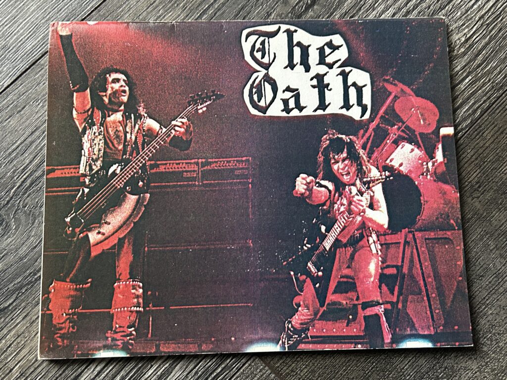 KISS Fanzine Magazine The Oath 1984 Lick It Up Concert Tour Canada Vintage Kiss