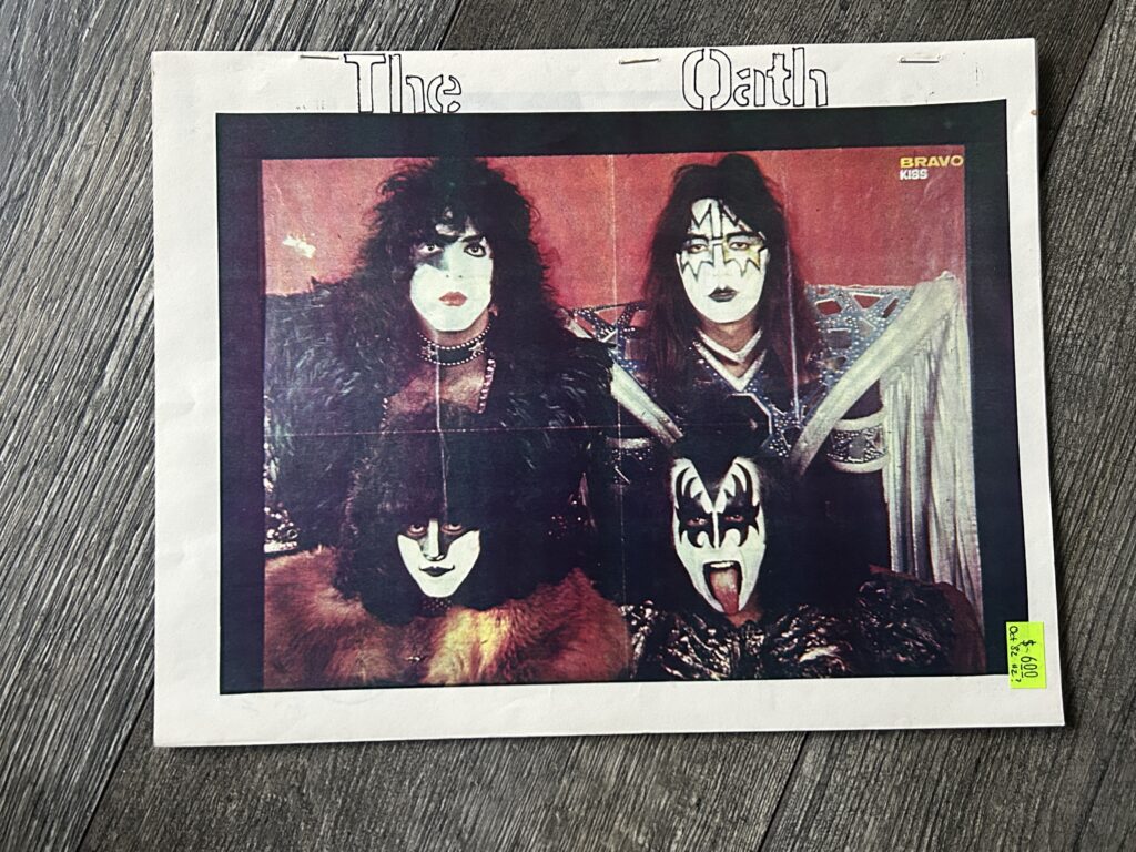 KISS Fanzine Magazine The Oath #2 1982 Music From The Elder Canada Vintage Kiss