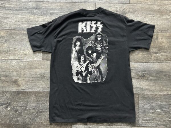 Kiss Vintage T-Shirt Rock And Roll Over XL Vintage Kiss Memorabilia Unworn 1980s