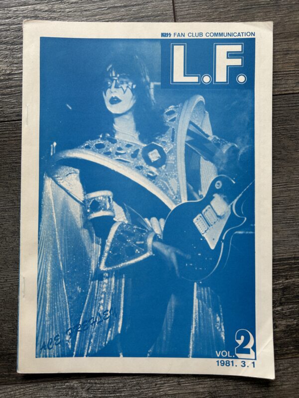 KISS Fanzine Magazine LF Vol 2 1981 Unmasked Japan Japanese Vintage Kiss Aucoin