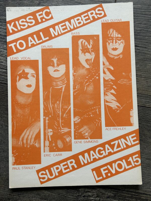 KISS Fanzine Magazine LF Vol 15 1983 Creatures Night Japan Japanese Vintage Kiss