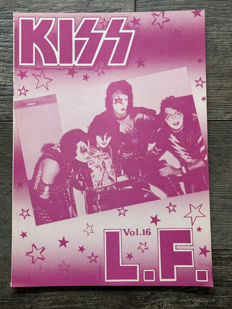 KISS Fanzine Magazine LF Vol 16 1983 Creatures Night Japan Japanese Vintage Kiss