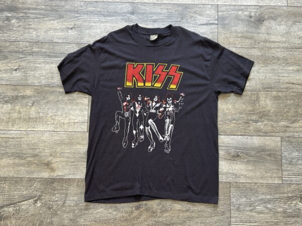 Kiss Vintage T-Shirt Destroyer Unmasked XL 1980's Vintage Kiss Memorabilia