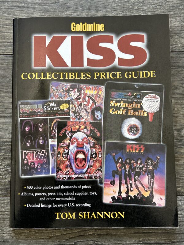 KISS Book Goldmine Kiss Collectibles Price Guide Tom Shannon 2000 Vintage Kiss