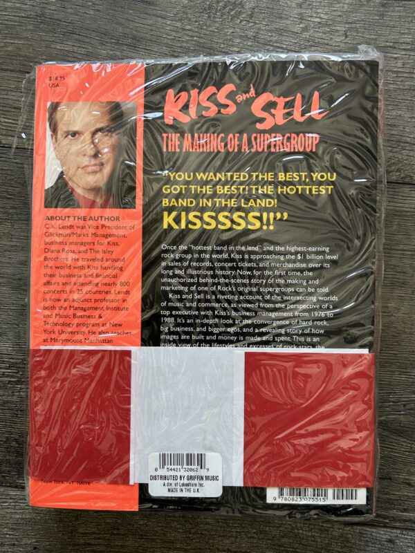 KISS Book Kiss & Sell Ltd Ed Book & CD Set CK Lendt Still In Shrink Vintage Kiss - Image 4