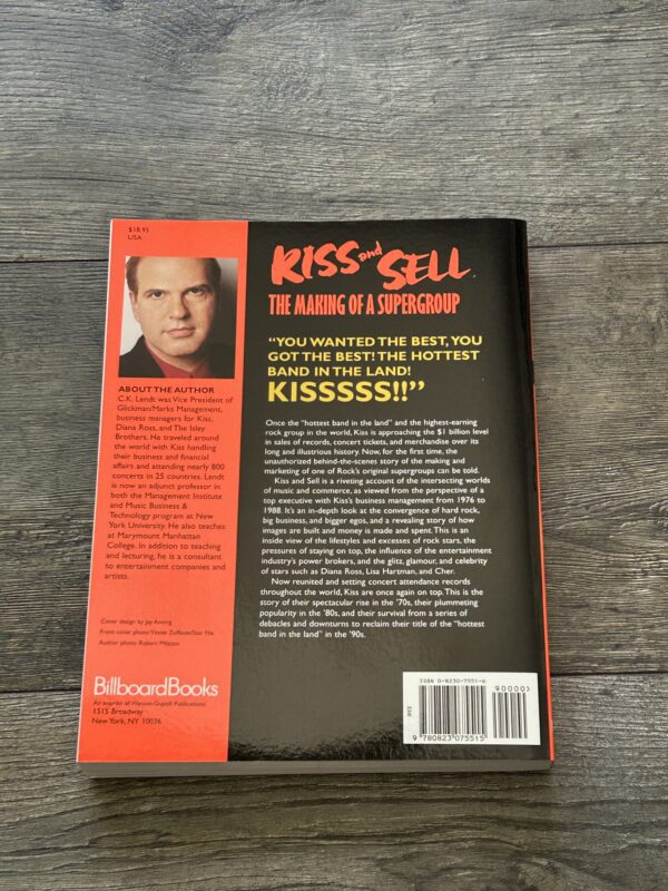 KISS Book Kiss & Sell Softcover 1st Print CK Lendt 1997 Vintage Kiss Unread - Image 4