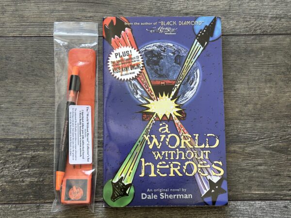 KISS Book A World Without Heroes Collector's Set w/ CD Pen Bookmark Dale Sherman