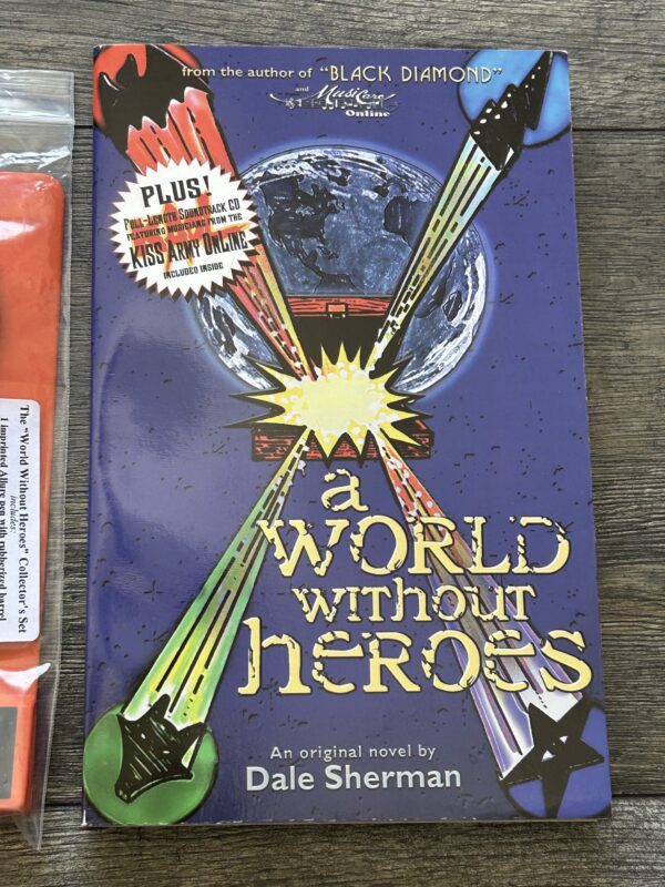 KISS Book A World Without Heroes Collector's Set w/ CD Pen Bookmark Dale Sherman - Image 2