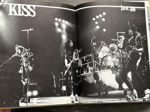 KISS Book 1976 Yearbook Pleasant Central Michigan University Vintage Kiss Aucoin