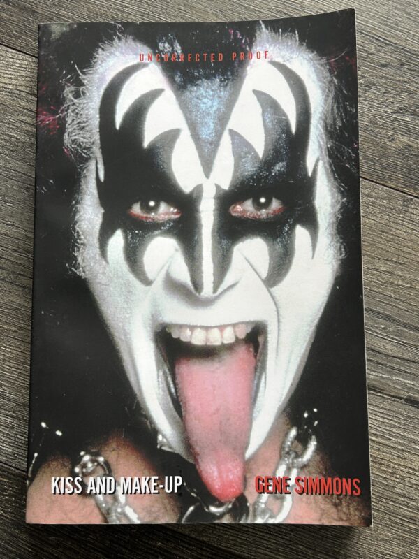 KISS Book Gene Simmons Kiss And Make-Up Uncorrected Proof Promo '02 Vintage Kiss