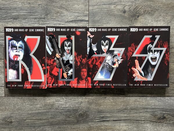 KISS Book Gene Simmons Kiss And Make-Up 4pc Set Softcover 2002 Vintage Kiss